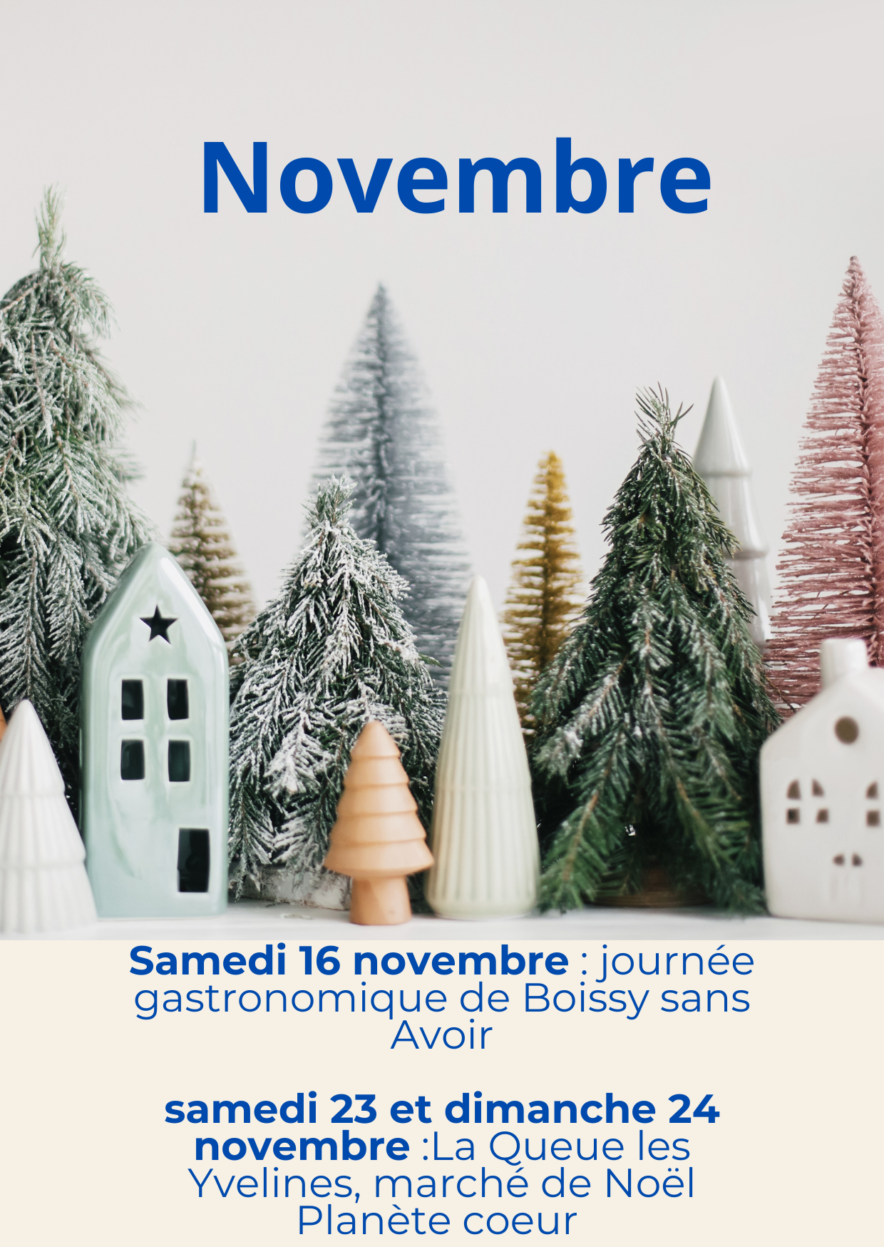 Où nous retrouver au mois de novembre